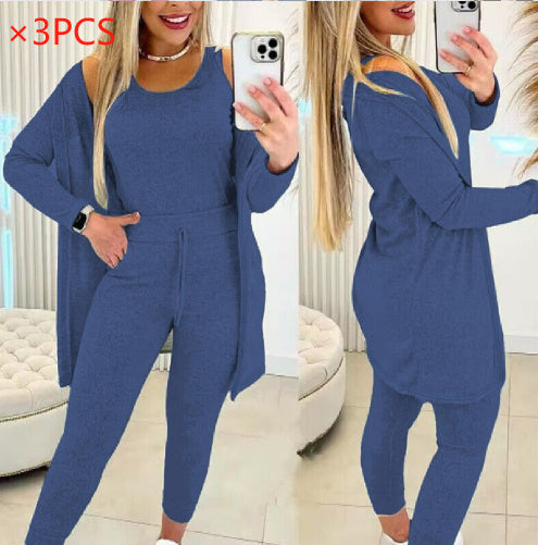 Women's 3 piece Vest Pants Inverness Solid Color