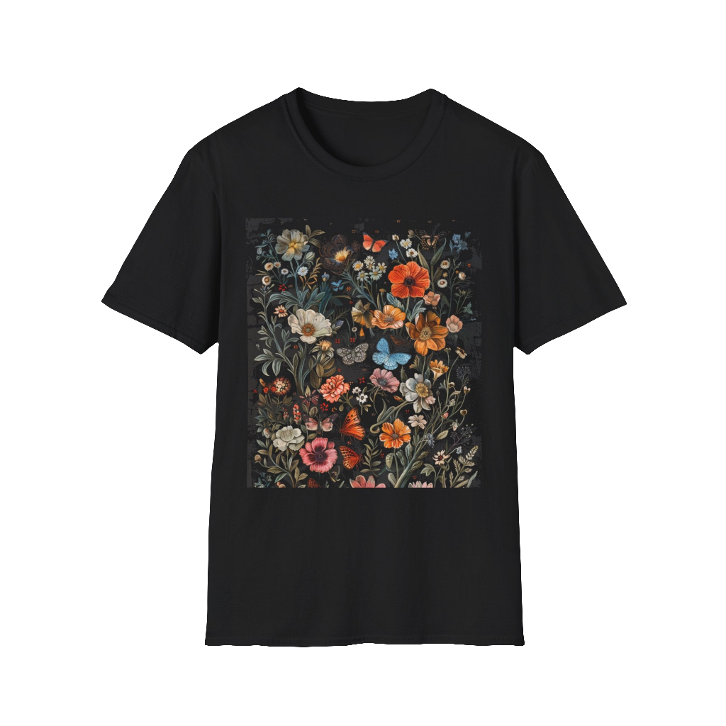 Wild Flower Butterfly T-Shirt