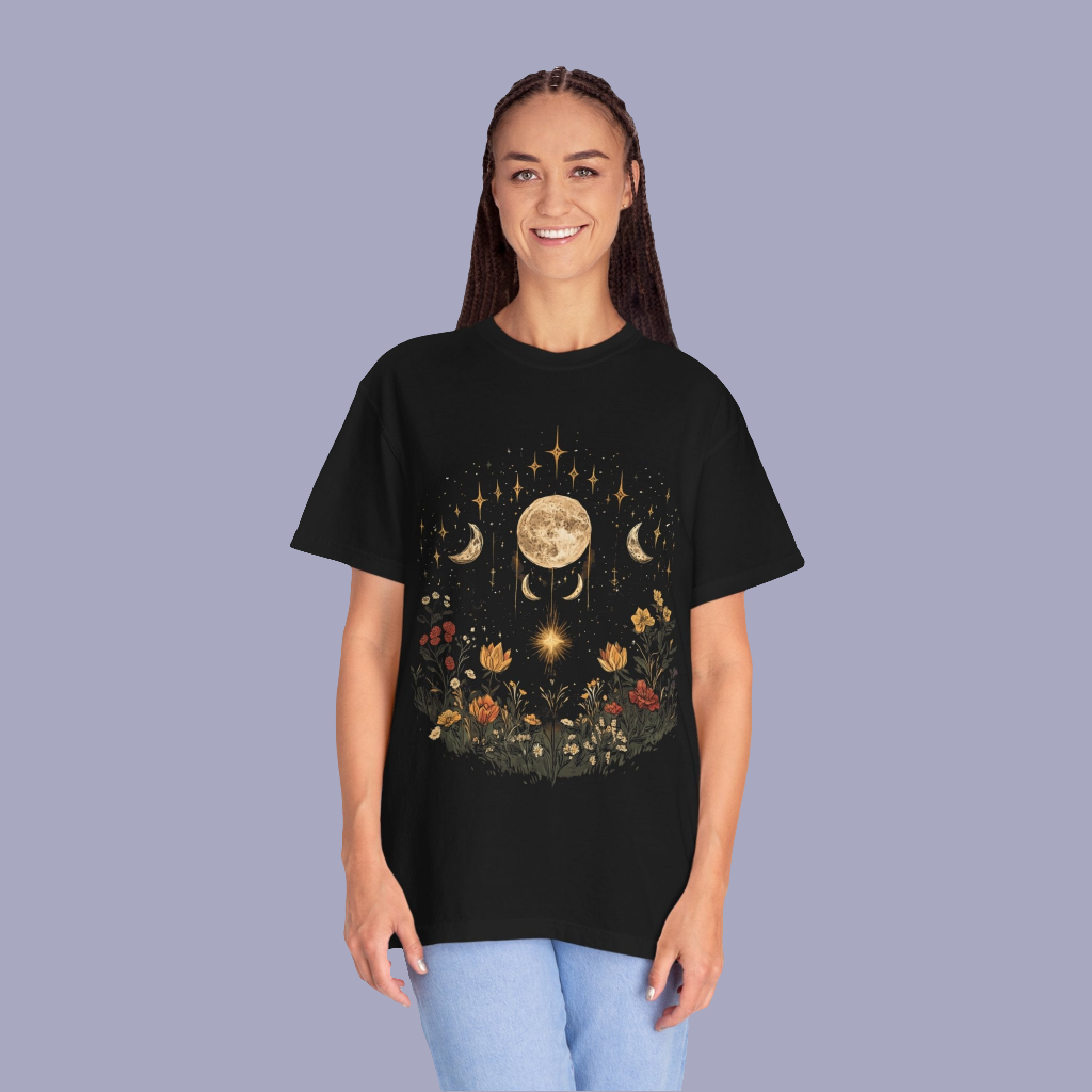 Boho Moon & Stars Unisex T-Shirt