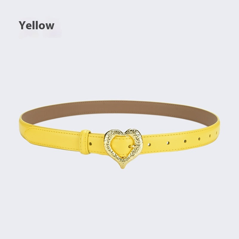 Personalized Love Leather Belt