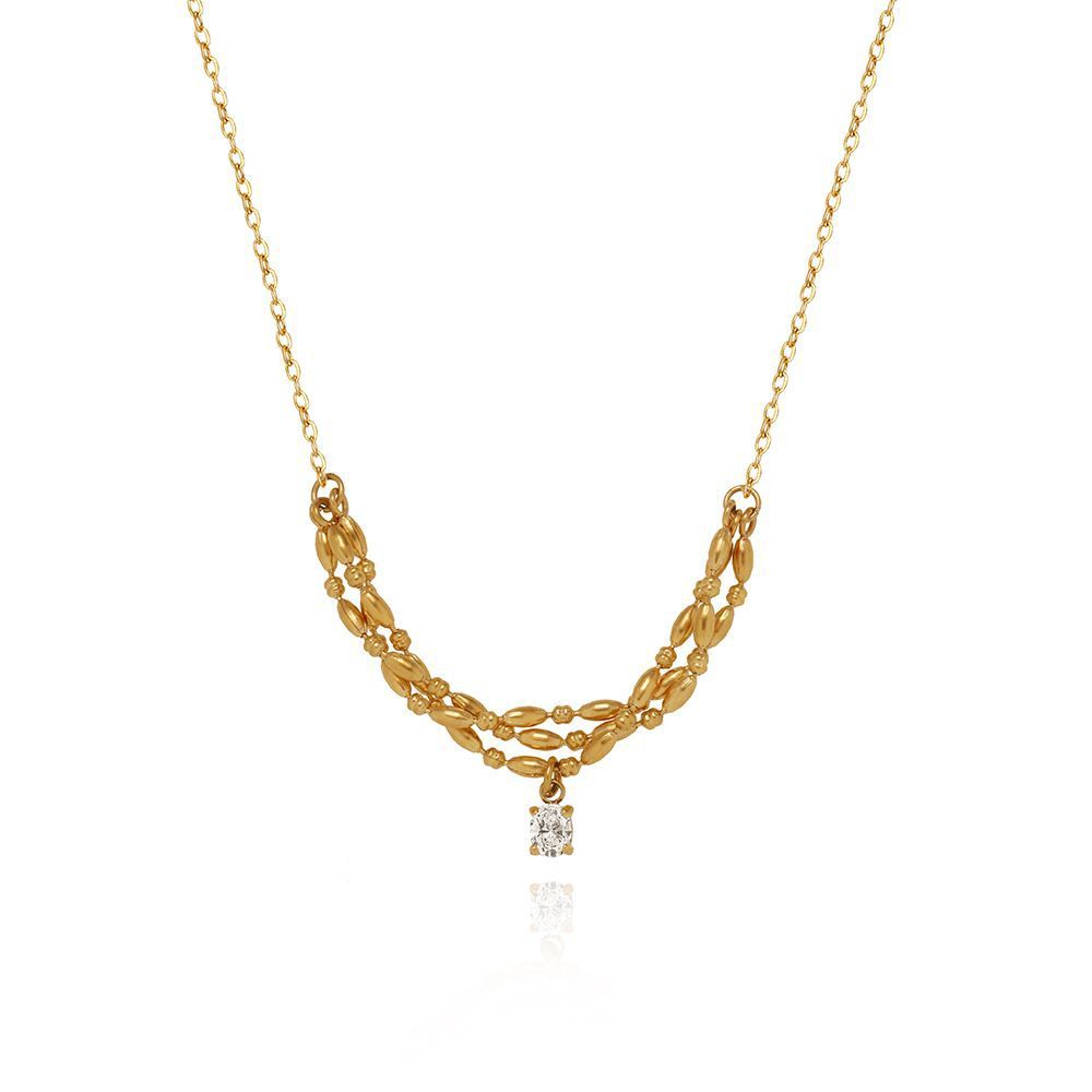 Titanium Steel Clavicle Necklace