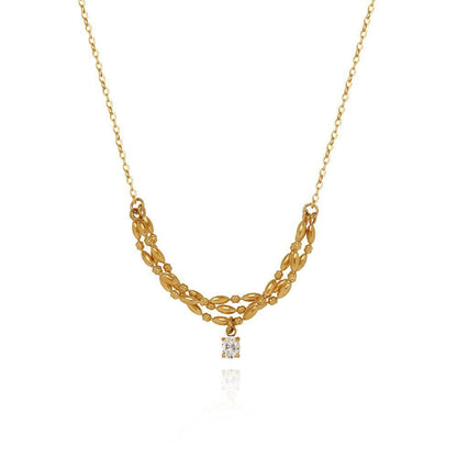 Titanium Steel Clavicle Necklace