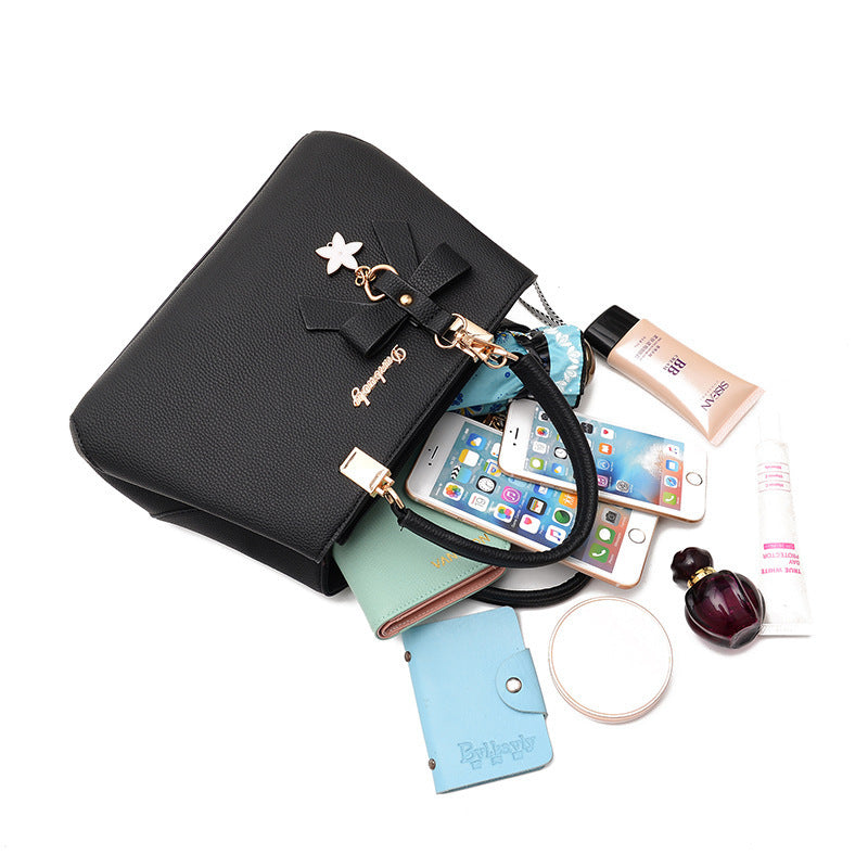 Bowknot Pendant Shoulder Bag