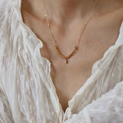 Titanium Steel Clavicle Necklace